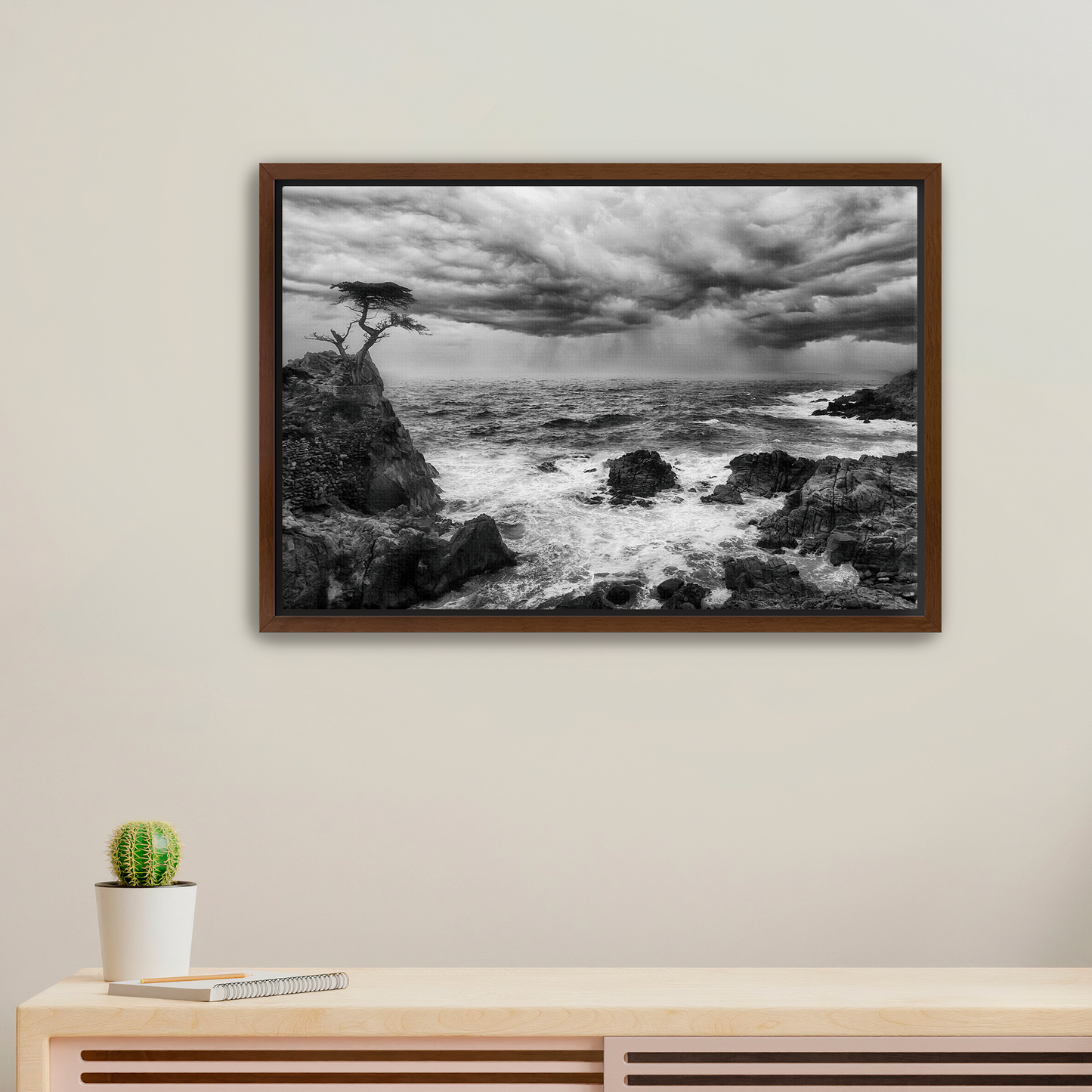 "The Last Stand" -- Lone Cypress Storm Print