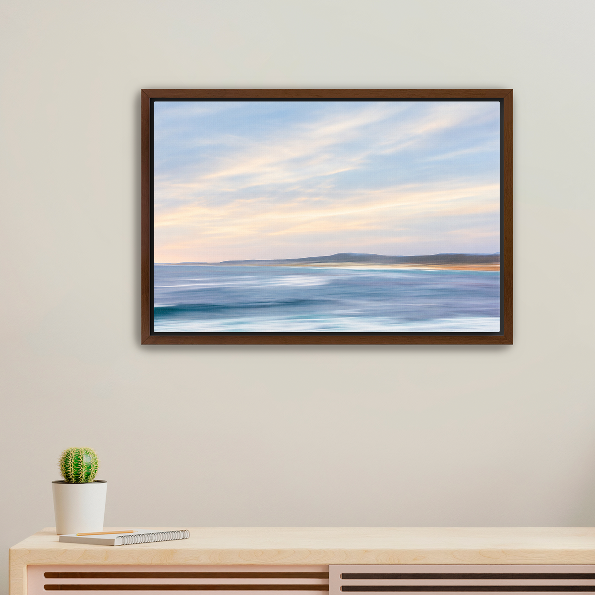 Where the Coast Dreams — Abstract Coastal Wall Art