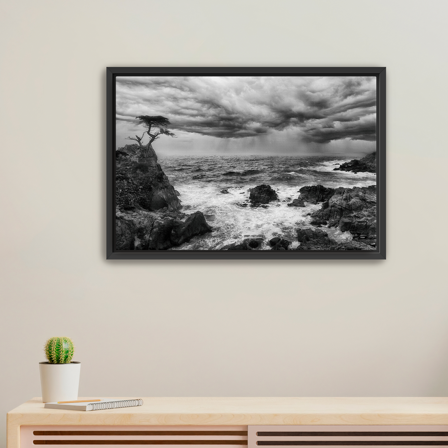 "The Last Stand" -- Lone Cypress Storm Print