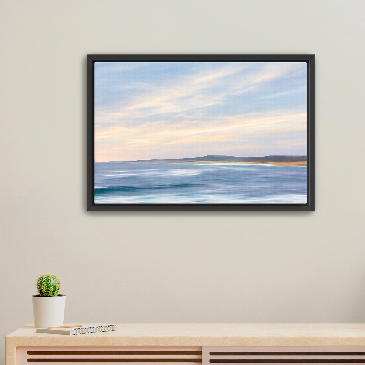 Where the Coast Dreams — Abstract Coastal Wall Art