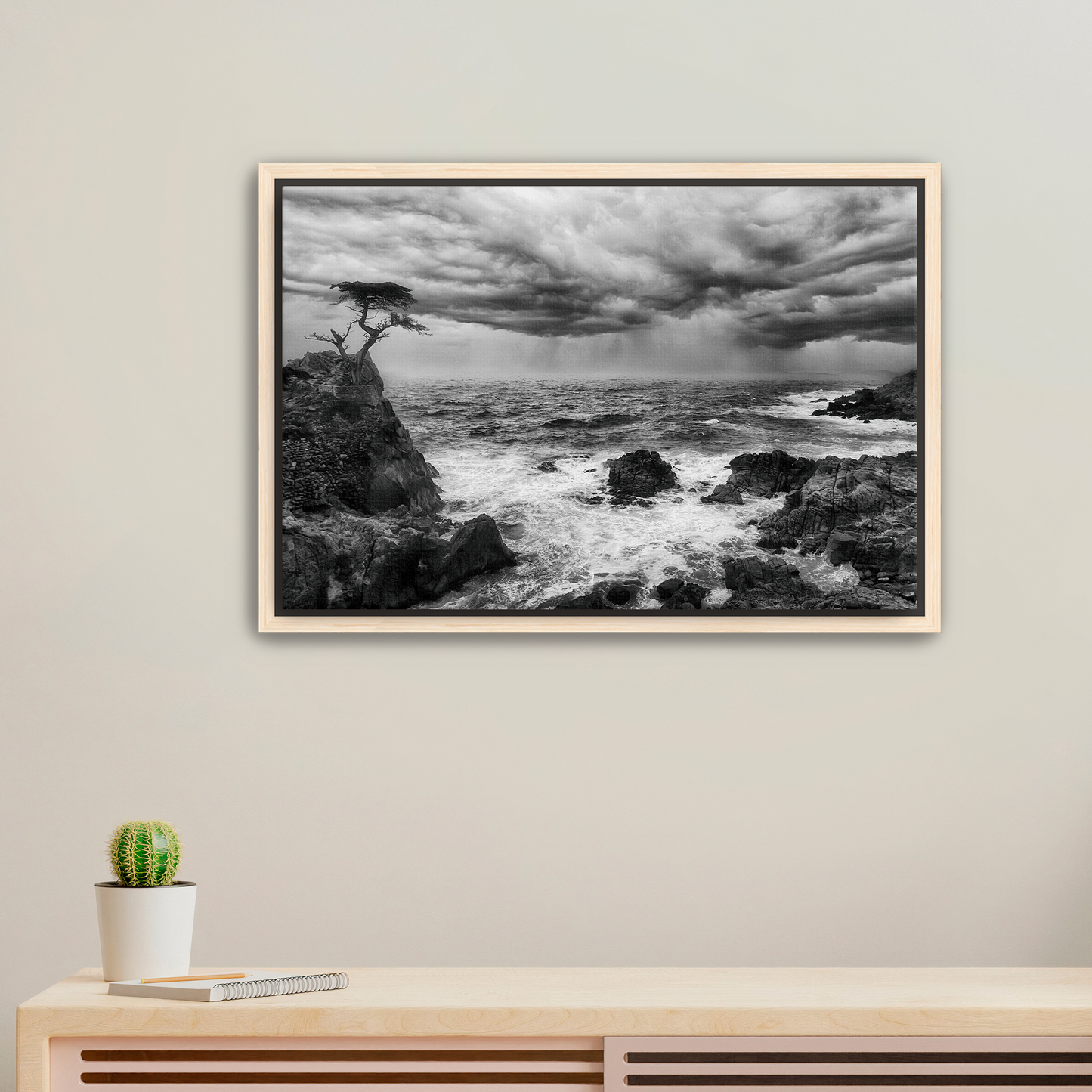 "The Last Stand" -- Lone Cypress Storm Print