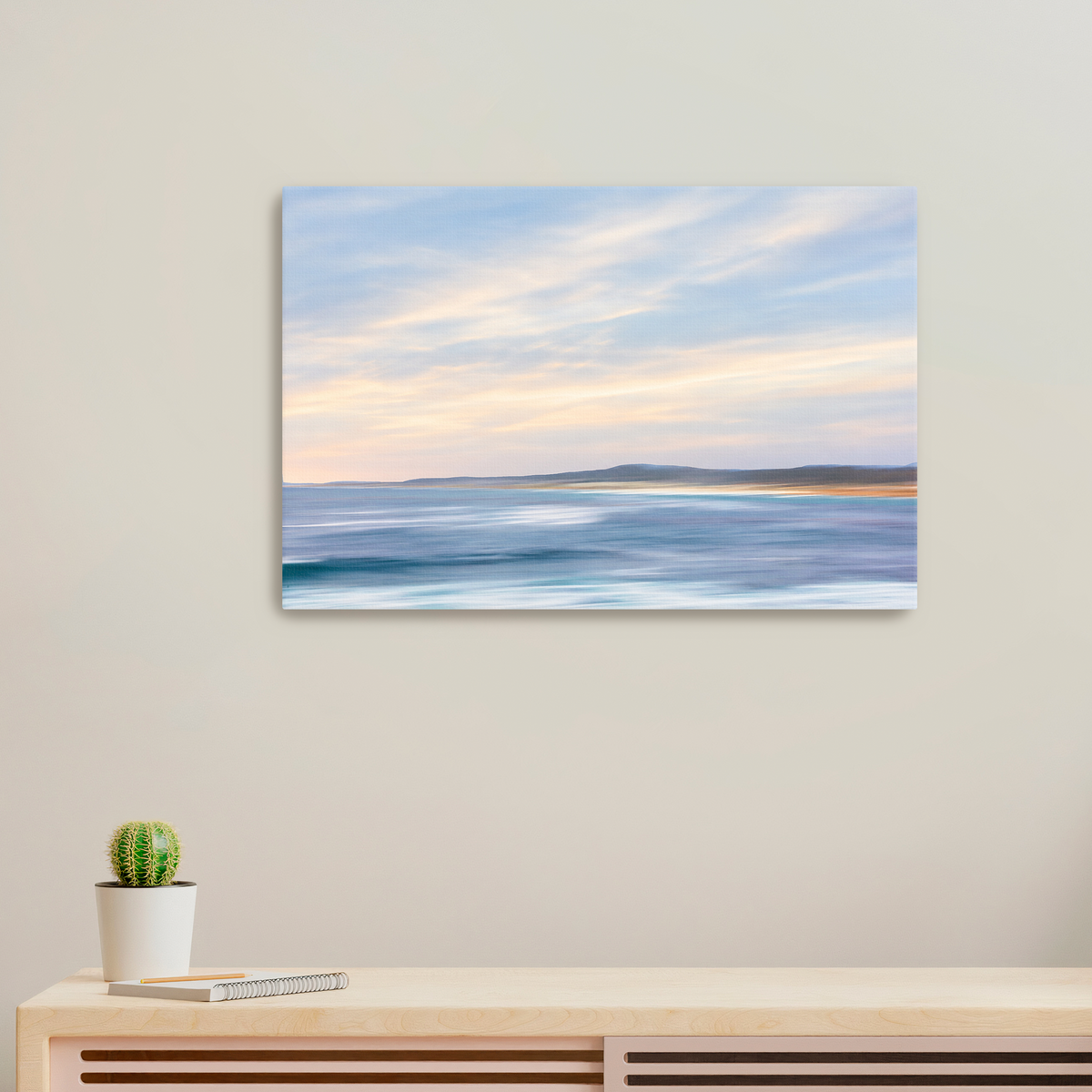 Where the Coast Dreams — Abstract Coastal Wall Art
