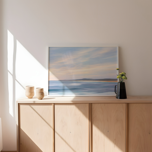 Where the Coast Dreams — Abstract Coastal Wall Art