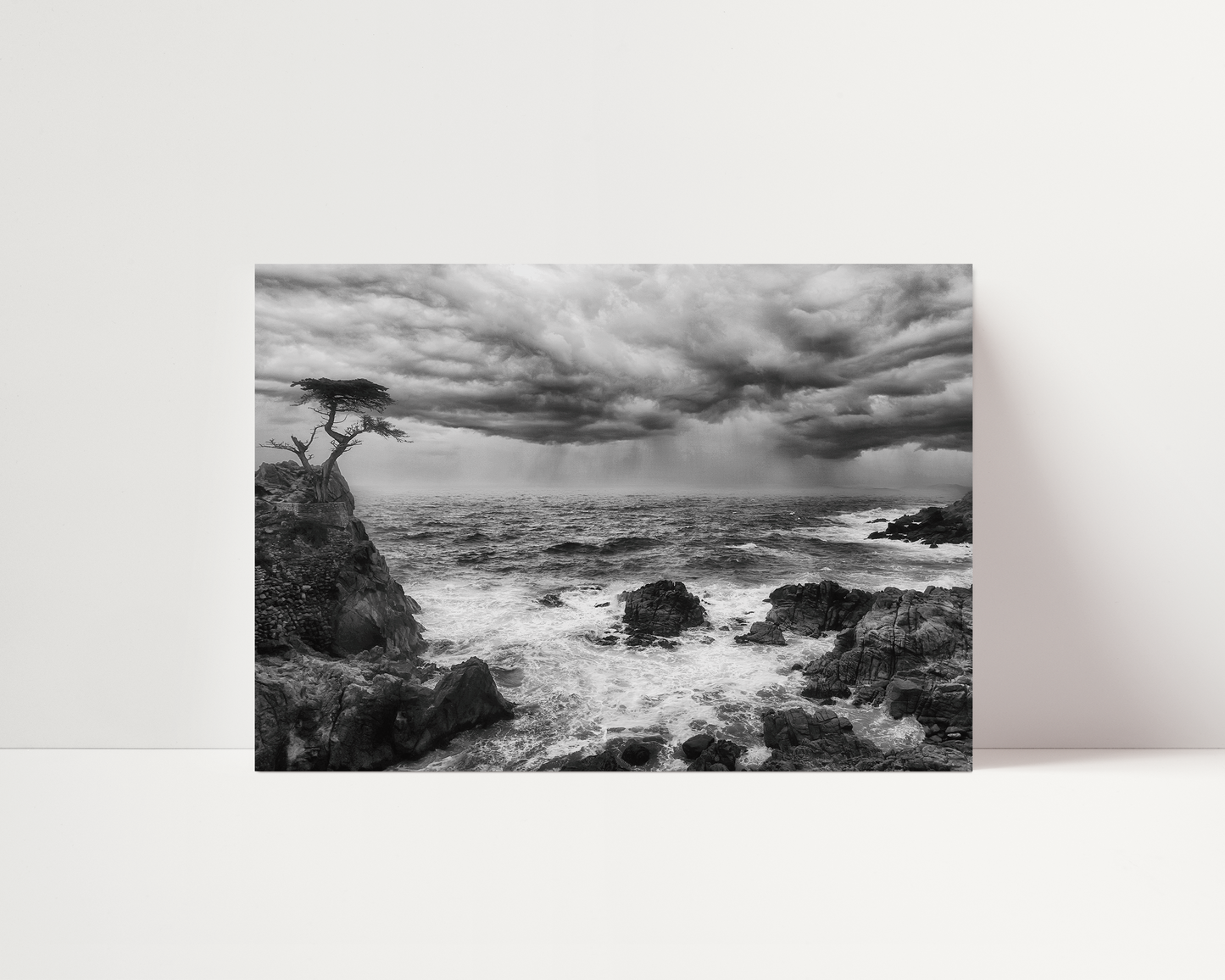 "The Last Stand" -- Lone Cypress Storm Print