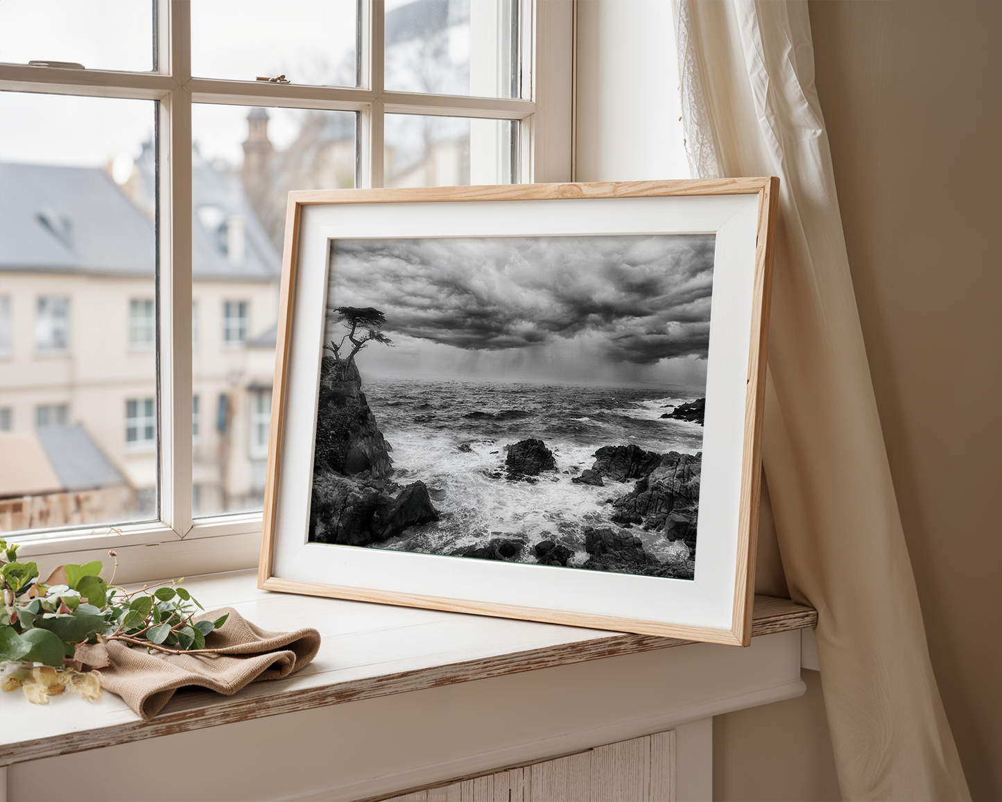 "The Last Stand" -- Lone Cypress Storm Print