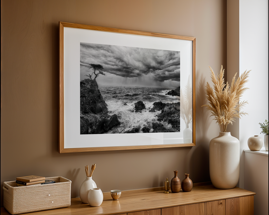 "The Last Stand" -- Lone Cypress Storm Print